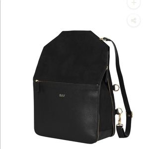 Bukvy Bo Bardi convertible backpack in gray/brown